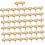 50pcs Round Head Pure Copper Nails for Upholstery Home Decor Boho Style 1