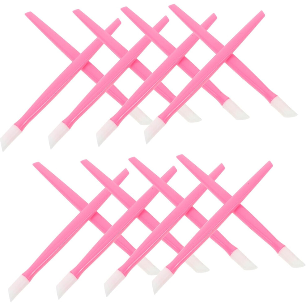 Hkhbjs 50Pcs Cuticle Stick With Nail Pusher For Exfoliating And Dead Skin Removal Nail Rhinestone Picker Dotting Tool