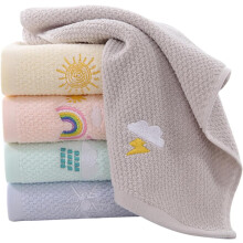 5pcs Boy Girl's Hand Towels Cotton Towel for Boys and Girls Absorbent Washcloth for Face Washing at Home Travel
