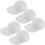 5pcs Hand-Painted Baseball Cap Plain White Unfinished Blank Sports Caps 1