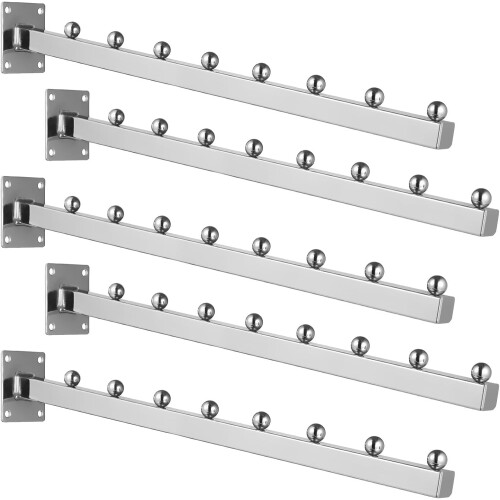 5-teiliges Wandkleidergestell aus Eisen