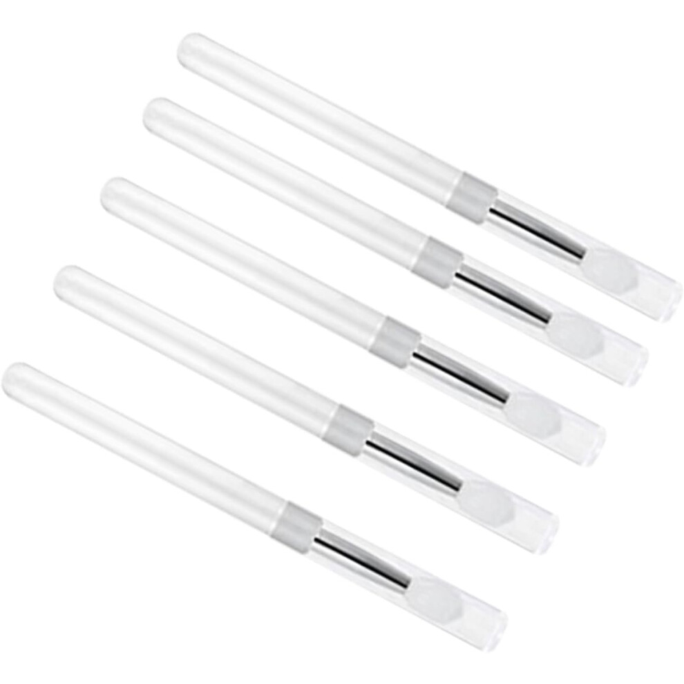 Hkhbjs 5Pcs Silicone Lip Brush Makeup Brush For Lip Balm Cosmetic Lipstick Eyeshadow Applicator For Travel Makeup Kit