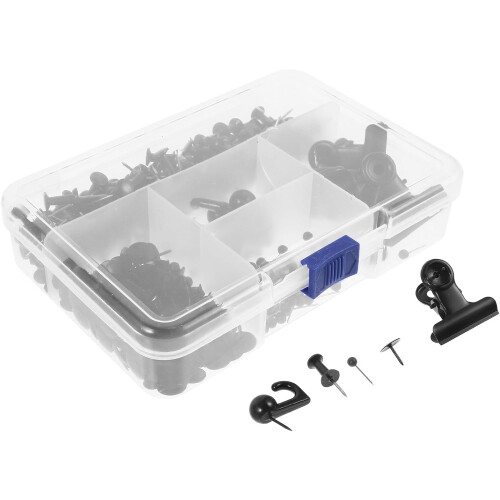 Metal Thumbtacks Push Pins Set with Rust-Resistance and Efficient Organization Features