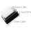 20 stk. blanke blekkputer DIY tommelavtrykk multifunksjonelle firkantede blekkputer 2