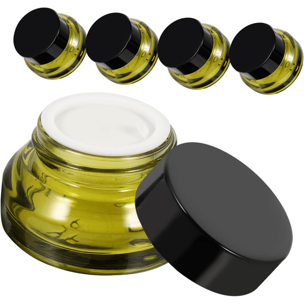 Hkhbjs 5Pcs Cream Bottle Refillable Jars Makeup Container Travel Jars For Creams