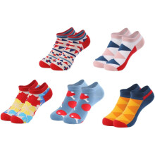 Paar modische, kurze Damensocken aus atmungsaktiver Baumwolle für Damen und Herren