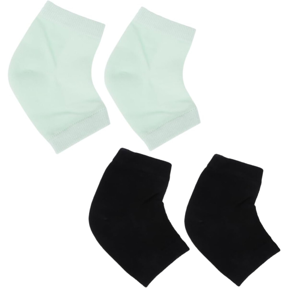 Hkhbjs 5Pairs Gel Moisturizing Heel Socks Cracking Ankle Socks For Portable Heel Protector Use