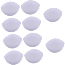 Sutiã esponja almofadas 5 pares de inserções leves antiderrapantes para roupas de banho yoga e vestir à noite mulheres
