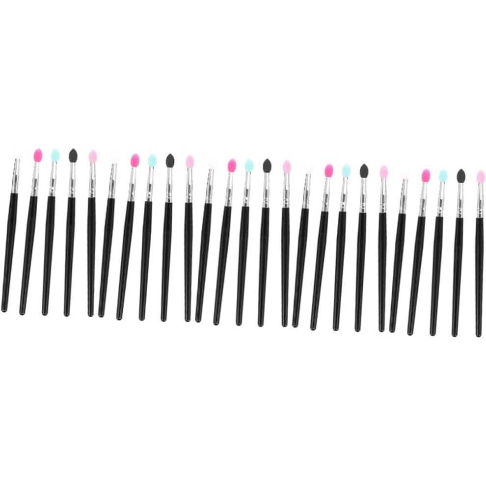 Hkhbjs 25Pcs Creative Makeup Lipstick Brush Applicator Silicone Cosmetic Eyeshadow Brush Tool