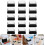 20 stk. blanke blekkputer DIY tommelavtrykk multifunksjonelle firkantede blekkputer 5