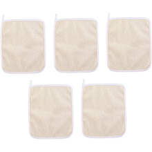 5 Stück Peeling-Waschlappen für Gesicht und Körper, geeignet für Bad und Dusche, aus Nylon