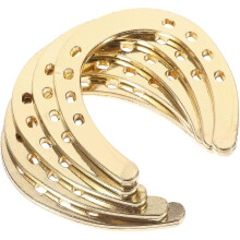 5 Stück goldene Hufeisen-Schlüsselanhänger aus Metalllegierung, kreative Anhänger für DIY-Schmuck