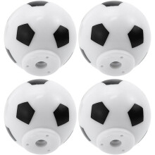 Fußballförmige Schubladengriffe aus stoßfestem ABS-Material für Zimmerschränke, 4 Stück