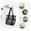 2pcs Large Capacity Mesh Beach Bag for Travel Multi-pocket Toiletry Bag Hanging Function Net Pouch 4