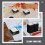 20pcs Blank Ink Pads DIY Impressão digital multifunção quadrada 8
