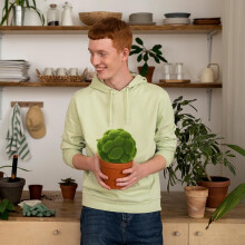 2 kpl tekosammalepalloja, koristeellisia kukkakuvioisia topiary-palloja, haalistumattomia, tukevaa, nukkaavaa vaahtomuovia, vihreät pallot