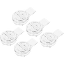 5pcs Acrylic Door Latch Lock Hasp Latch for Box for Jewelry Box Case Cabinet Door Pull Use