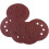 50pcs 8 Hole 5 Inch Hook and Loop Sanding Discs 100 Grit Circular Pads 1