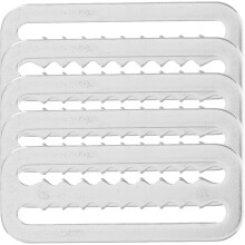 5pcs 50mm aço inoxidável 316 mergulho peso cinto retenedores fivela fivela guarda deslizamento