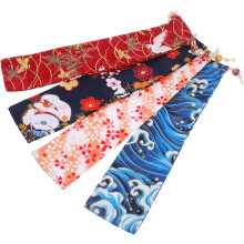 4er-Pack Faltfächer-Etuis, Handfächertaschen, Beutel aus 100 % Polyester-Baumwolle, robustes Material, Retro-Stil, traditionell