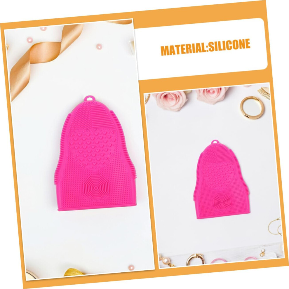 Hkhbjs 2Pcs Silicone Makeup Brush Cleaning Pad Scrub Pad Brush Washer Foldable Makeup Cleaner Tool