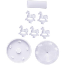 DIY-Karussell-Silikonform-Set, flexible Antihaft-Epoxidharz-Gießform für Bastelarbeiten und Heimdekoration