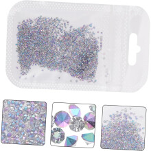 2bags Unha Arte DIY Decoração Acessório Micro Diamante Joias Unha Vidro Diamante Decorações Falso Menina Acessório