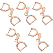5-teiliges Set verstellbarer Kettenschnallen aus Zinklegierung, 9,8 cm, Western-Gebissring, dekorativer Verschluss