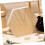 2Pcs Hexagon Unfinished Solid Wood Boards 8Cm X 0.5Cm 4