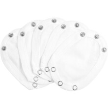 Lot de 5 rallonges de boutons-pression pour body bébé, adaptateur de taille pour barboteuse en coton, accessoire d'extension pour body bébé