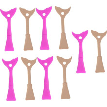 10 Stück Mascara-Wimpernschutz-Applikator-Silikonschutz-Werkzeug-Make-up-Pads