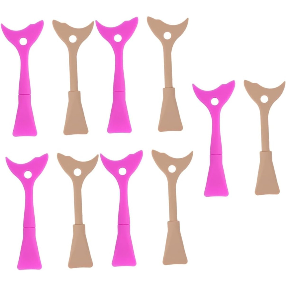 Hkhbjs 10Pcs Mascara Eyelash Guard Applicator Silicone Shield Tool Makeup Pads