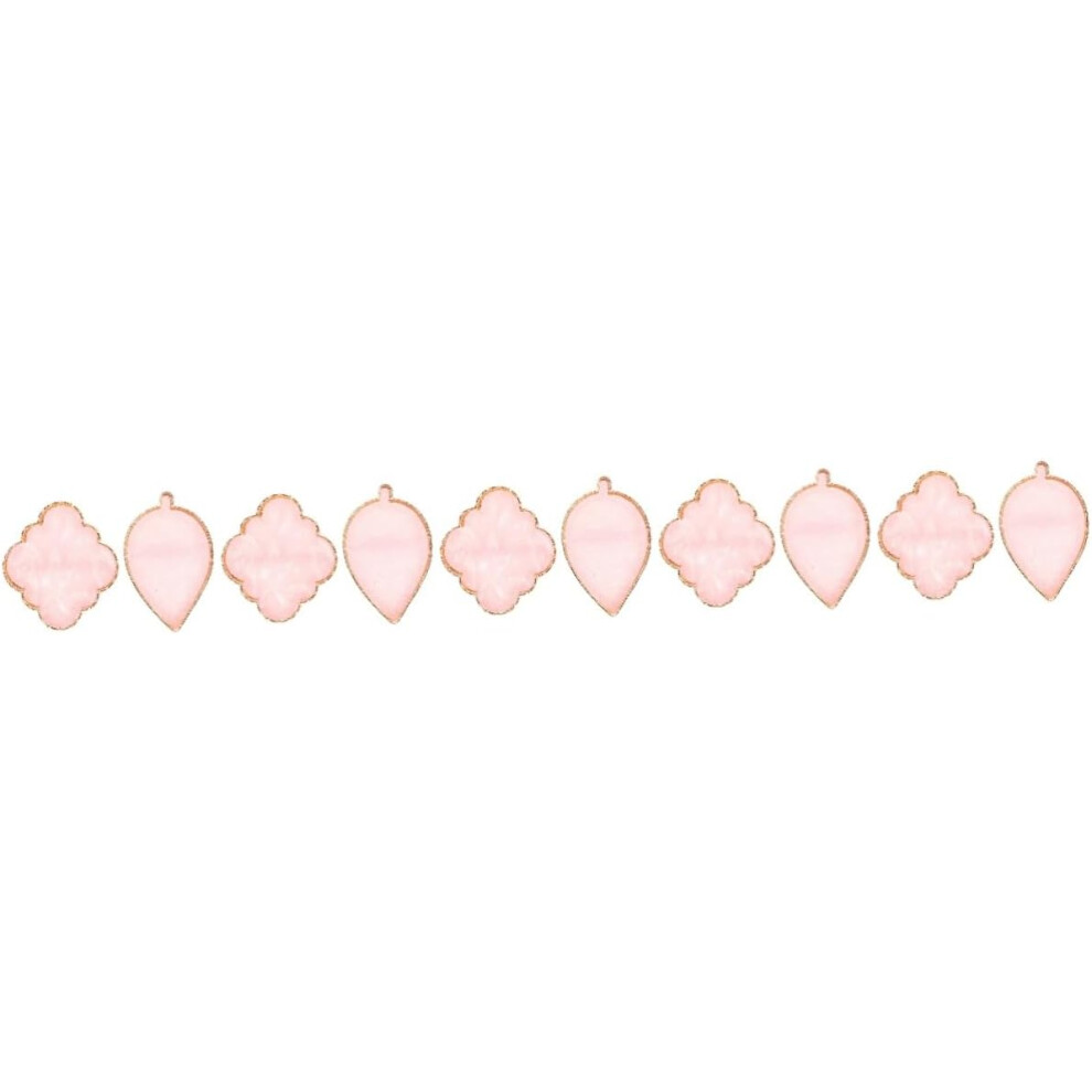 Hkhbjs Pink 100Pcs Resin Nail Polish Ring Palettes Tray For Manicure Salon Mixing For Nail Art Projects At Home Professional Use