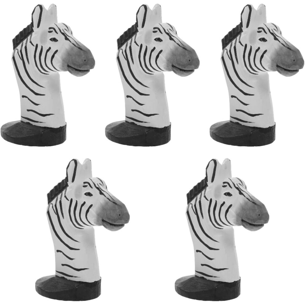 Hkhbjs 5Pcs Animal Glasses Holder Wooden Display Stand For Office Decorative Desktop Ornament Birthday Stylish Storage For Eyewear