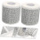 2 Rolls Maze Pattern Toilet Paper, Multipurpose Wood Pulp Bathroom Tissue 1