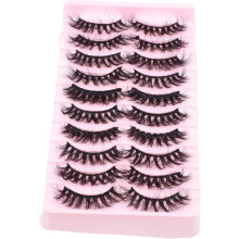 40 Paar künstliche Wimpern für Party-Make-up, natürliche Kosmetikwimpern, Wimpernverlängerungsset für Damen