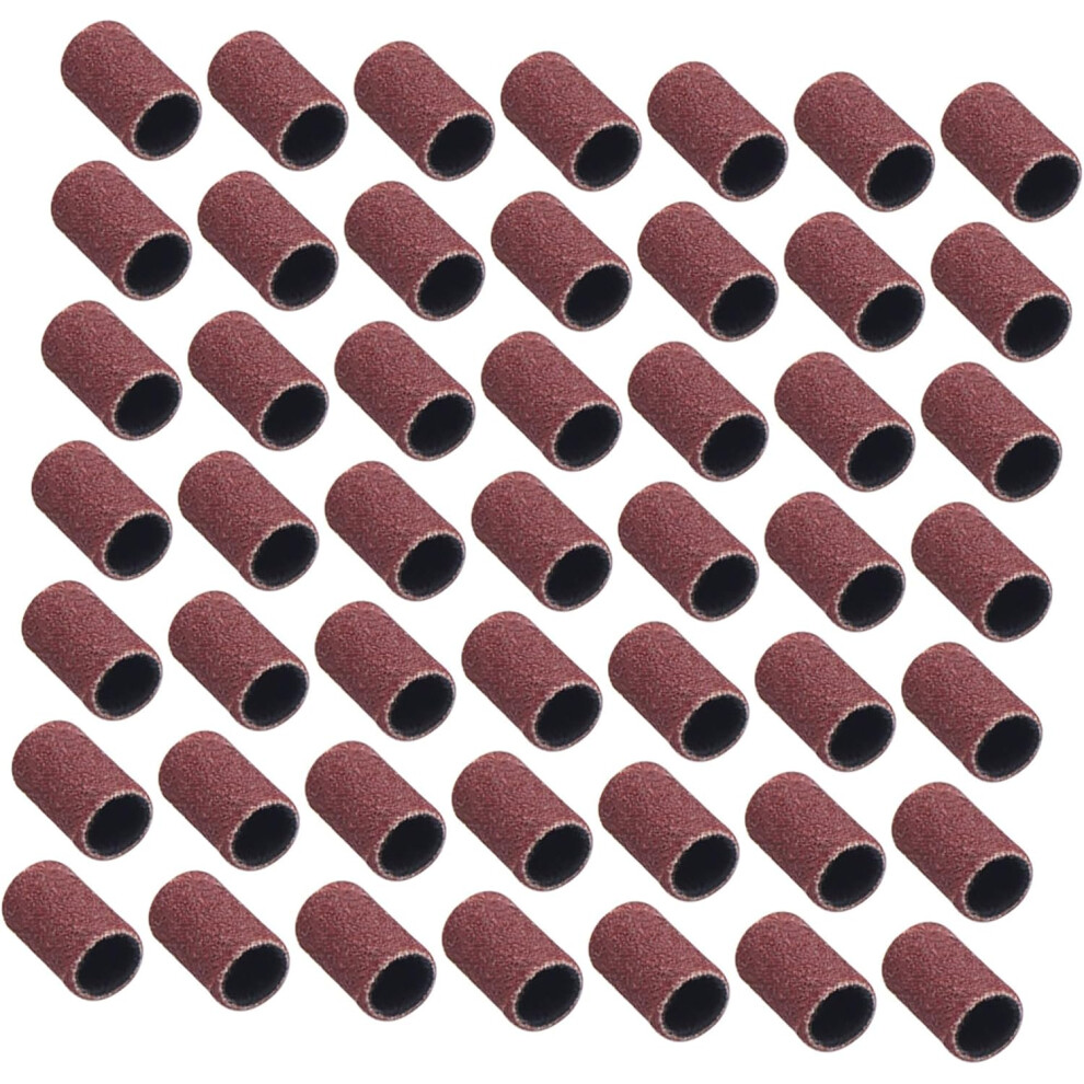 Hkhbjs 400Pcs Nail Buffing Head Grit Sanding Bands For Nail Drill Sanding File Bands For Manicure Pedicure Use
