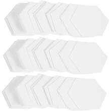 400 plantillas hexagonales de papel para acolchado de 26 mm, plantillas de patchwork para costura DIY.