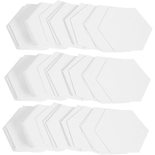 400pcs Hexagon Paper Quilting Templates 26mm DIY Sewing Patchwork Stencils