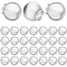 50 stuks 6,5 mm TPE oorstekers/oorbelstoppers met veilige sluiting voor damessieraden