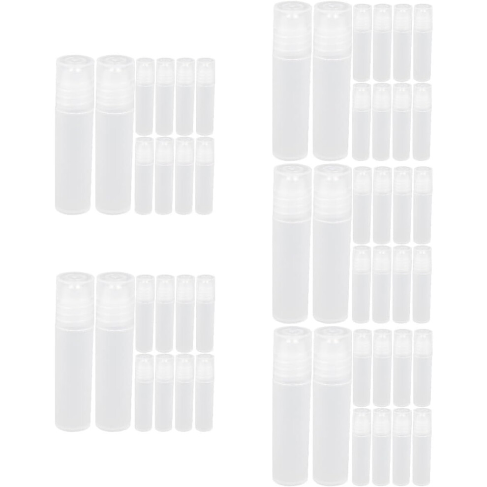 Hkhbjs 50Pcs Empty Roller Perfume Bottles Liquids Oil Container Refillable Bottles Holders