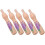 5pcs Ergonomic Wooden Needle Felting Handle Replacement Punch Needle Handle Flower Pattern 1