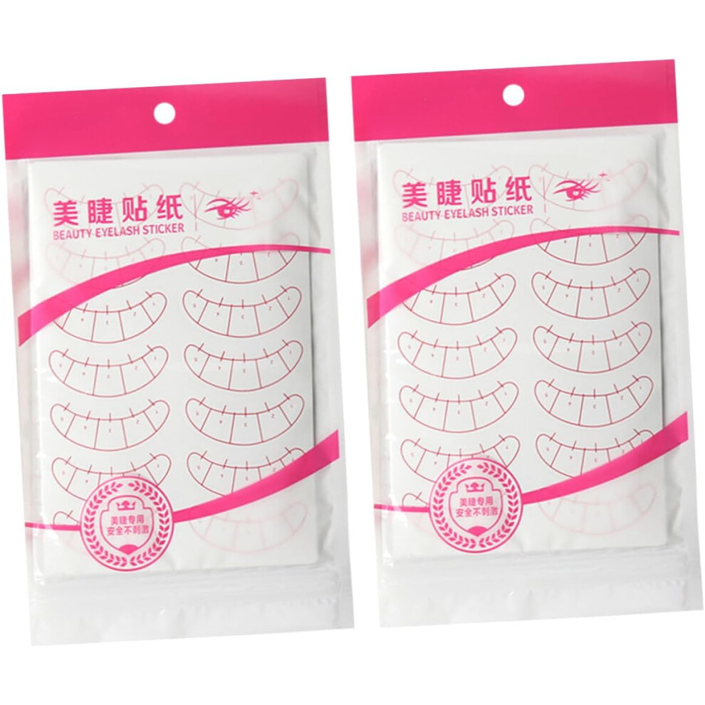 Hkhbjs 40 Sheets Eye Lash Isolation Positioning Pad Patches For Eyelashes Extension Sticke