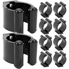 40 Stück Wandmontierte Billardqueue-Halterclips, mittelgroß, 28 x 20 x 16 mm