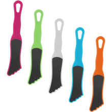 5pcs Ergonomic Handle Pedicure Foot File Sided Calluses Remover for Feet Dead Skin and Heel Scraper Random Color