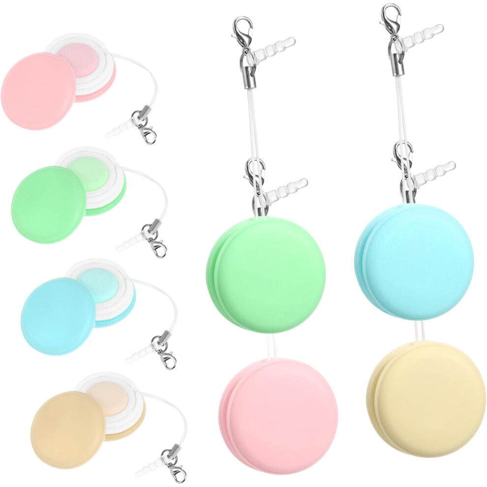 Hkhbjs 40Pcs Macaron Eyeglasses Wiper Screen Cleaner Wipes For Glasses Camera Lens Cleaner Keychain Design