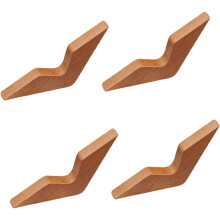 4er-Set Daumen-Buchhalter aus Holz, Buchseitenhalter, Lesezeichen, Lesezubehör