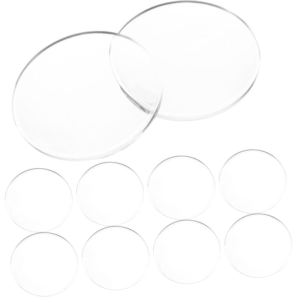Hkhbjs Handheld Magnifying Glass Biconvex Lens 42Mm Diameter 7.5Mm Height Portable Reading Magnifier