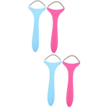 Depiladora facial manual de 4 piezas para mujer, depiladora portátil de resorte para el labio superior, para uso doméstico.