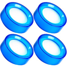 Stück blaue Fingerbefeuchterschwämme zum Geldzählen, Bargeldhandling, Schnellsortieren, Fingerspitzenbefeuchter